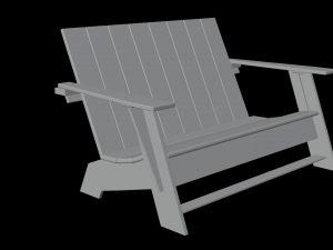 Adirondack Bench Modelo 3D