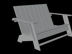 Adirondack Bench 3D Model