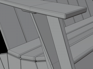 Adirondack Bench Modelo 3D