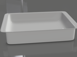 Oven Dish Large Model 3D