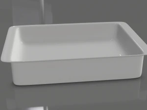Oven Dish Large 3D Model