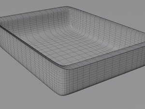 Oven Dish Large Model 3D