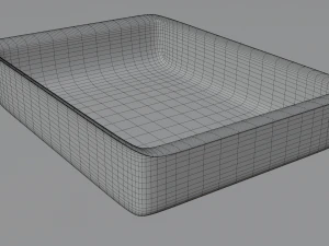 Oven Dish Large 3D Model