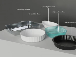 Baking Dishes Set 01 3D Model