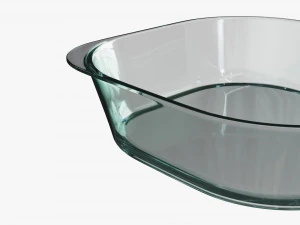 Baking Dishes Set 01 3D Model