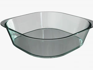 Baking Dishes Set 01 3D Model