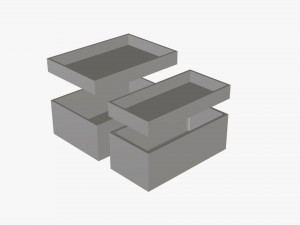 Dragan Bathroom Set 3D Model