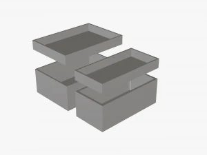 Dragan Bathroom Set 3D Model