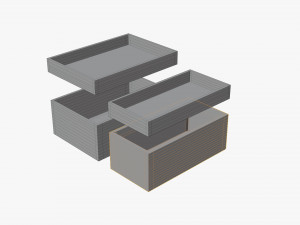 Dragan Bathroom Set 3D Model