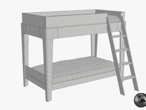 Perch Bunk Bed Model 3D