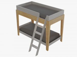 Perch Bunk Bed Model 3D