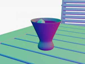 Cosmopolitan Glass 3D Model