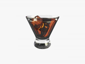 Cosmopolitan Glass 3D Model