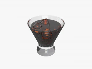 Cosmopolitan Glass 3D Model