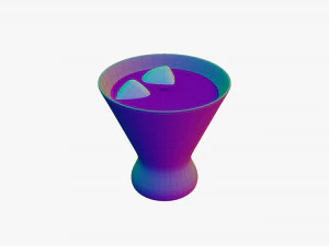 Cosmopolitan Glass 3D Model