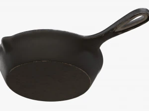 Cast Iron Skillet 3D Model