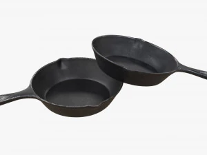 Cast Iron Skillet 3D Model