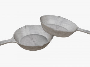 Cast Iron Skillet 3D-Modell