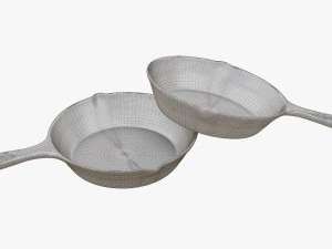 Cast Iron Skillet 3D Model