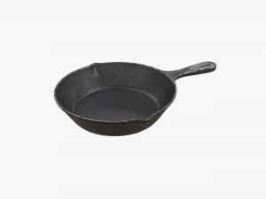 Cast Iron Skillet 3D Model