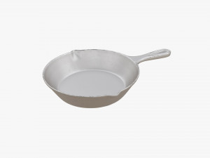 Cast Iron Skillet 3D-Modell