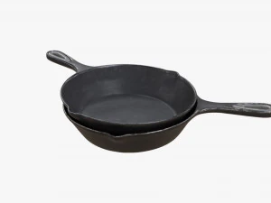 Cast Iron Skillet 3D Model