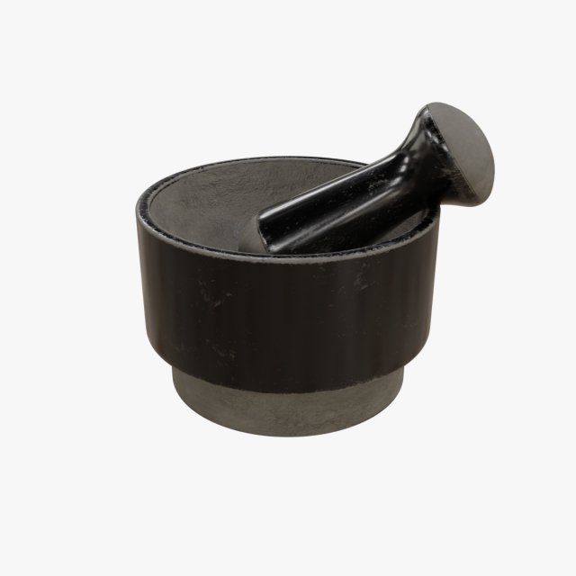 Adelsten Mortar Pestel Modelo 3D .c4d .max .obj .3ds .fbx .stl .blend 