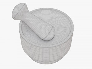 Adelsten Mortar Pestel Modelo 3D