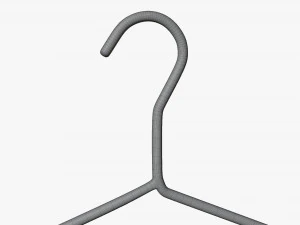 Chrome Metal Hanger 3D Model
