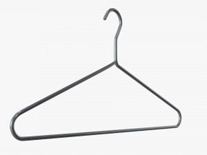 Chrome Metal Hanger 3D मॉडल