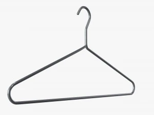 Chrome Metal Hanger 3D Model