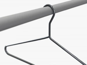 Chrome Metal Hanger 3D Model