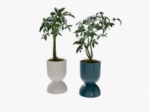 Plantador de ampulheta Modelo 3D