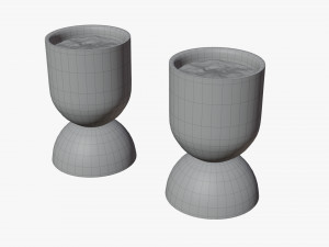 Hourglass Planter Modèle 3D