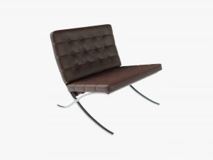 Chaise Barcelone Modèle 3D