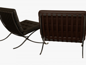 Barcelona Chair 3D Model