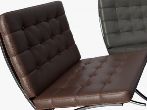 Barcelona Chair 3D Model