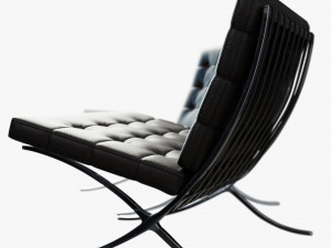 Barcelona Chair 3D Model