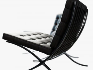 Barcelona Chair 3D Model