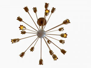 Eva Chandelier 3D Model