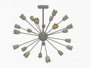Eva Chandelier 3D Model