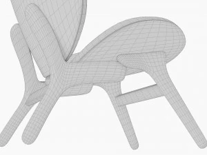 A Conversation Piece Lounge Chair 3D Model