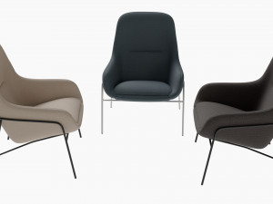 Acre Lounge Chair 3D 模型