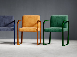 Arcos Dining Chair 3D Model