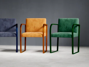 Arcos Dining Chair 3D Model