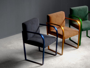 Arcos Dining Chair 3D Model