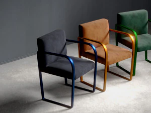 Arcos Dining Chair 3D Model