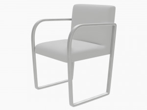 Arcos Dining Chair 3D Model