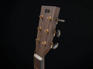 Acoustic Guitar 3D Model