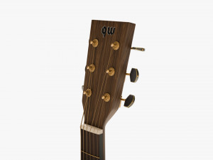Acoustic Guitar Modèle 3D